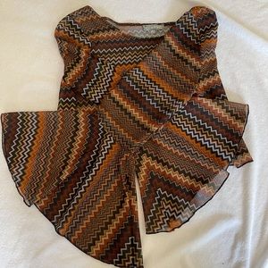 Missoni patterned crop top